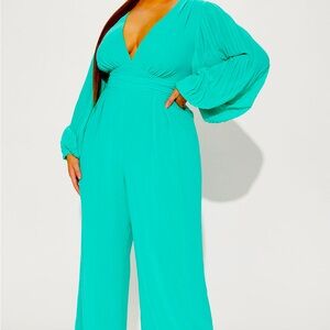 Turquoise Jumpsuit